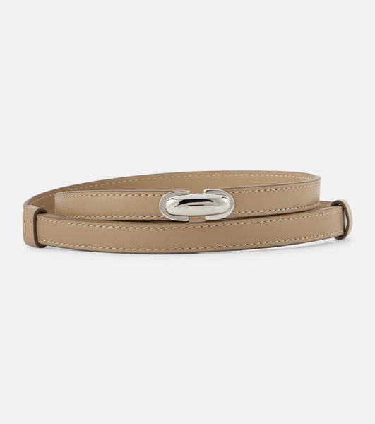 Symmetry leather belt