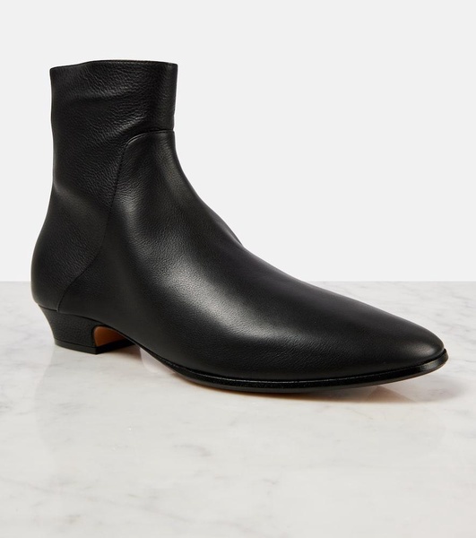 Hereditas leather ankle boots