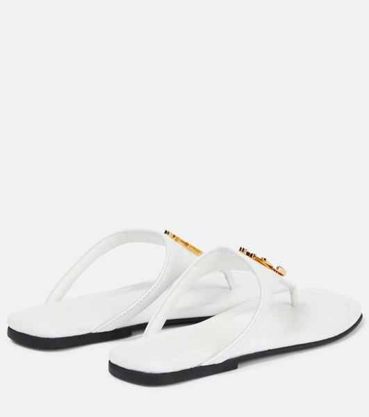 Leather thong sandals