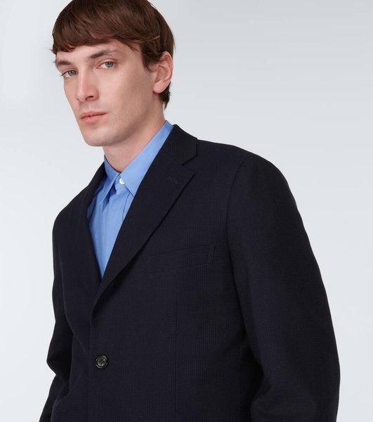 Cotton-blend suit jacket