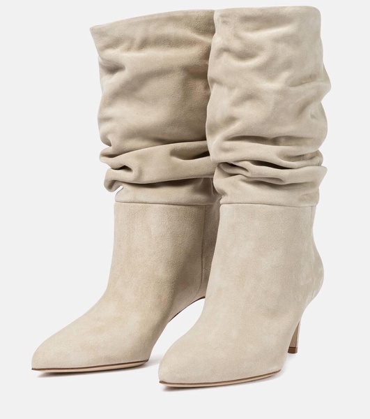 Slouchy suede boots