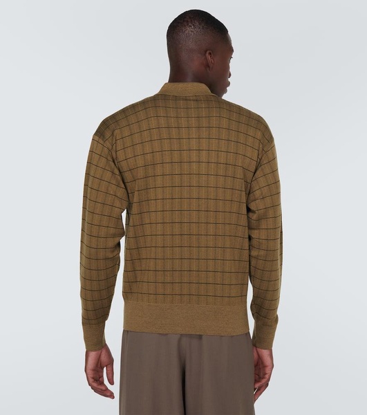 Eutimio wool-blend polo sweater