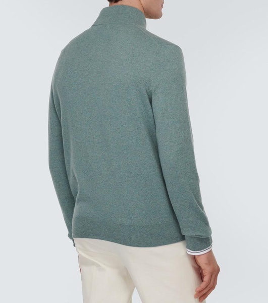 Cashmere half-zip sweater