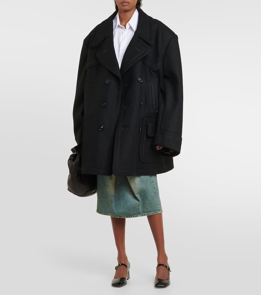 Kaban oversized wool-blend coat