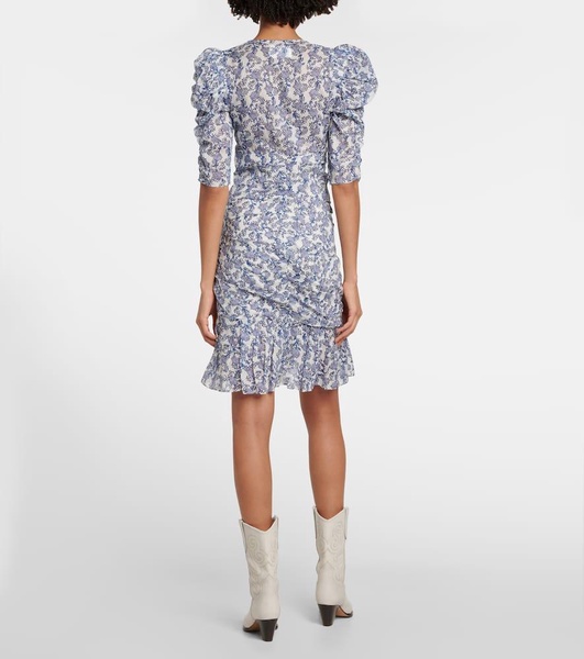 Galdino floral cotton minidress