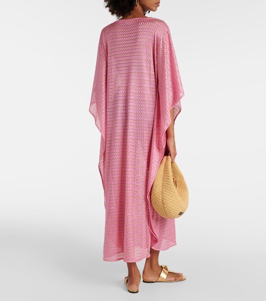 June Crochet Lame Kaftan