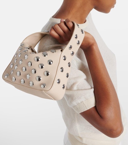 Elena Small studded leather tote bag