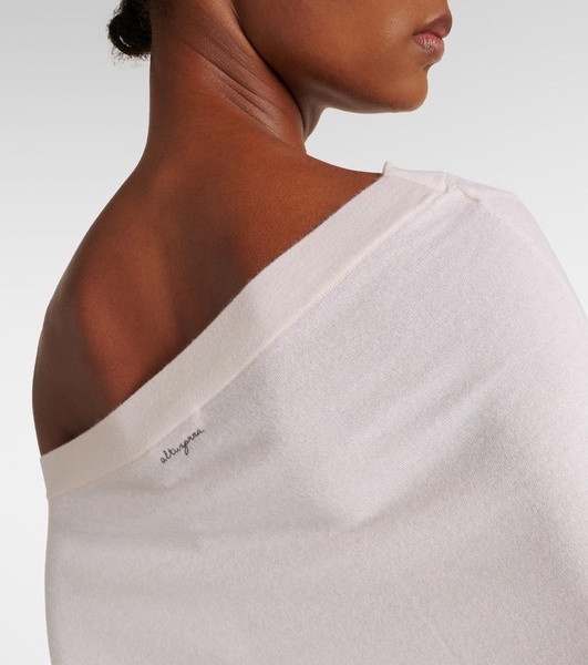 Grainge off-shoulder cashmere sweater