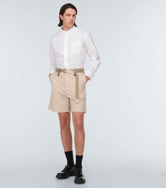 Cotton chino shorts