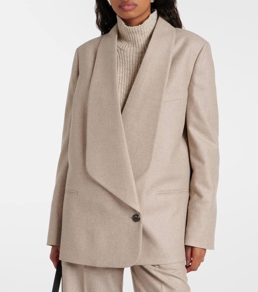 Sheri virgin wool and cashmere jacket