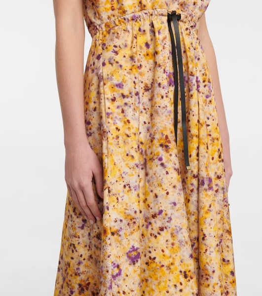 Romy floral cotton midi dress