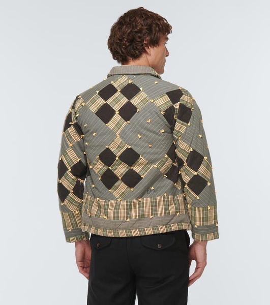 Corduroy Nine Patch Quilt jacket