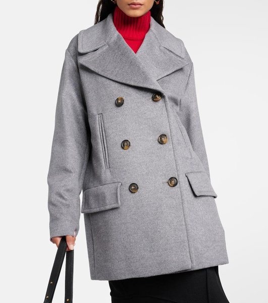 Martora oversized virgin wool peacoat