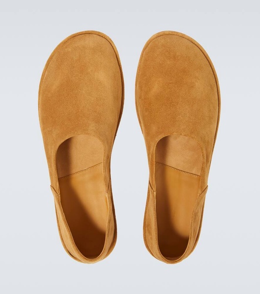 Canal suede slip-on shoes