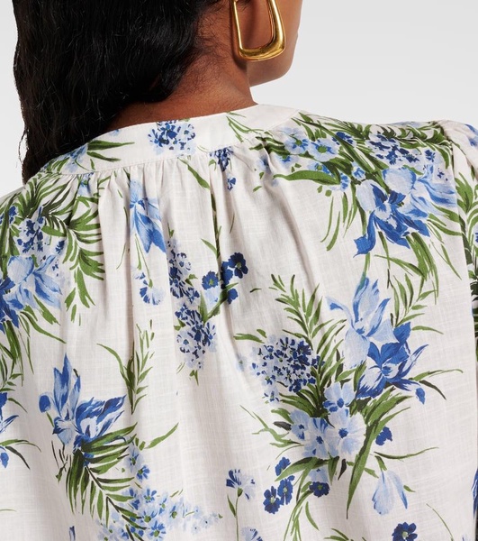 Ashlynn floral cotton shirt