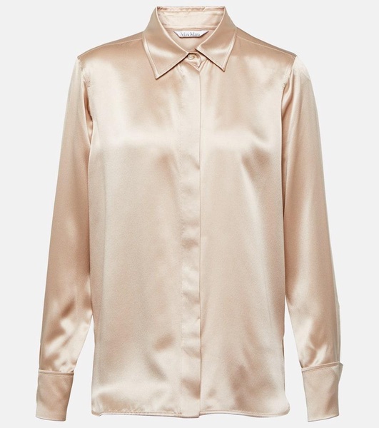 Aiello silk satin shirt