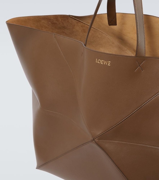 Puzzle Fold Extra Large leather tote bag