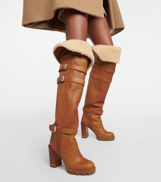 Brodeback Lug over-the-knee boots