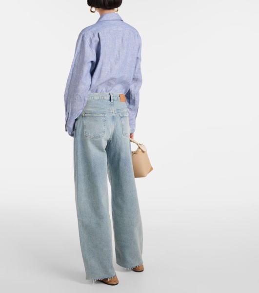 Bonnie high-rise wide-leg jeans