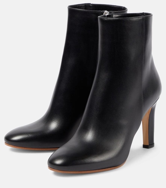 Lila leather ankle boots  