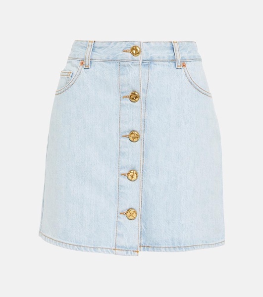 Lusitano denim miniskirt