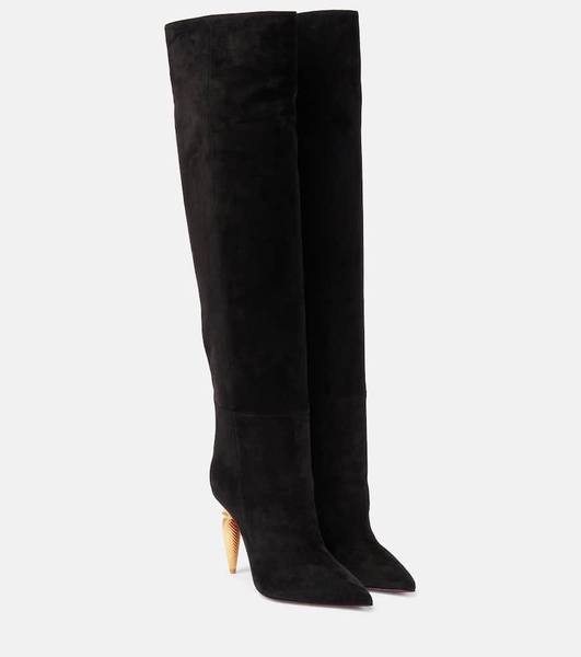 Lipbotta 100 suede knee-high boots