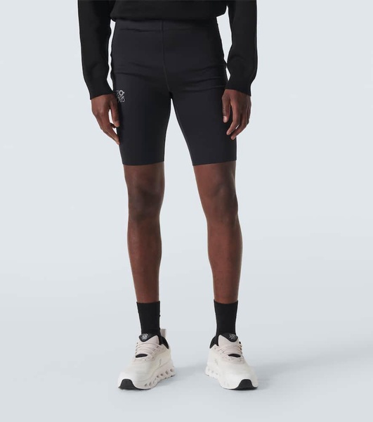 x On logo biker shorts