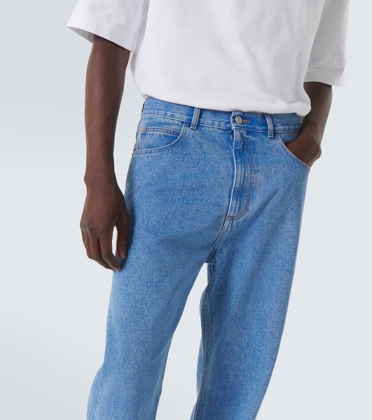 High-rise wide-leg jeans