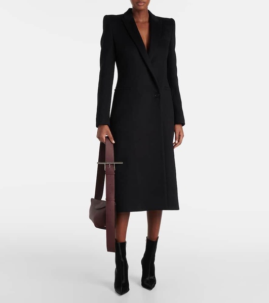 Wool and cashmere coat