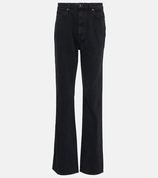 Danielle high-rise straight jeans