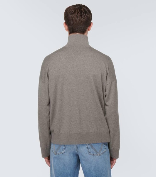 Wool turtleneck sweater