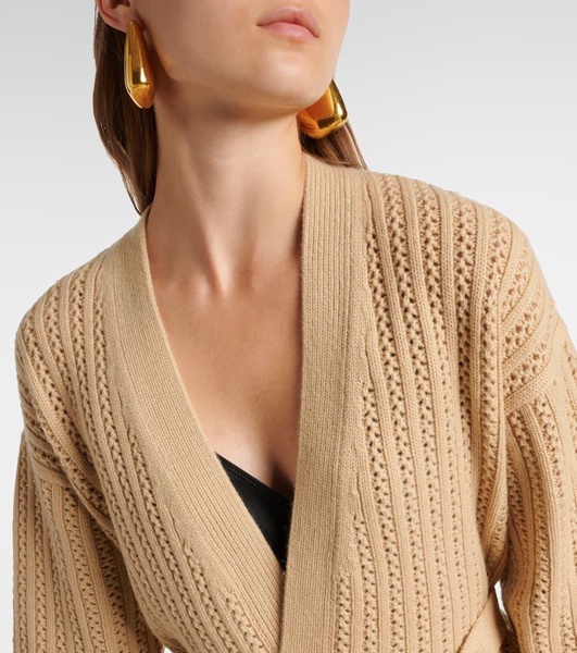 Balzac wool and cashmere cardigan