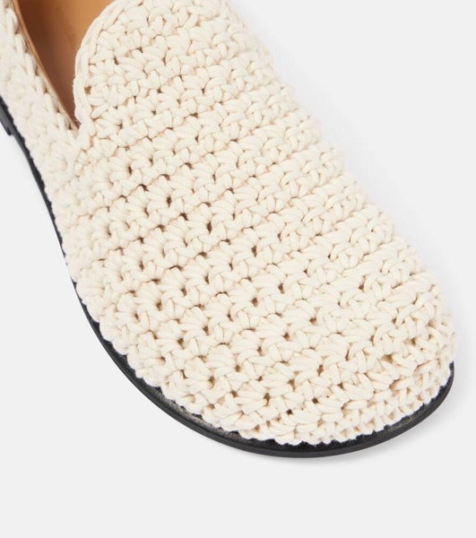 Crochet loafers