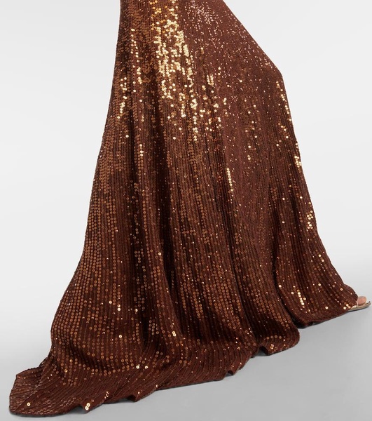 Georgia sequined embellished gown