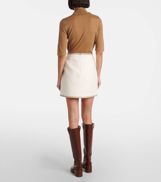 Ohemia wool-blend miniskirt