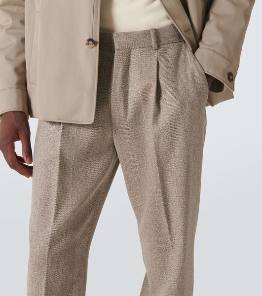 Anden wool tapered pants