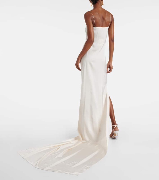 La Robe Noiva satin gown