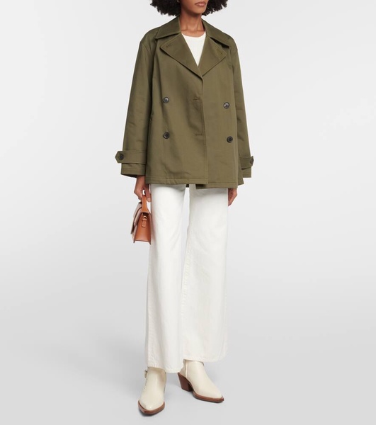 Cade cotton twill trench coat