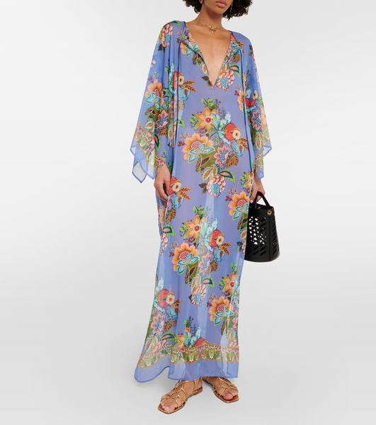 Printed beach cover-up