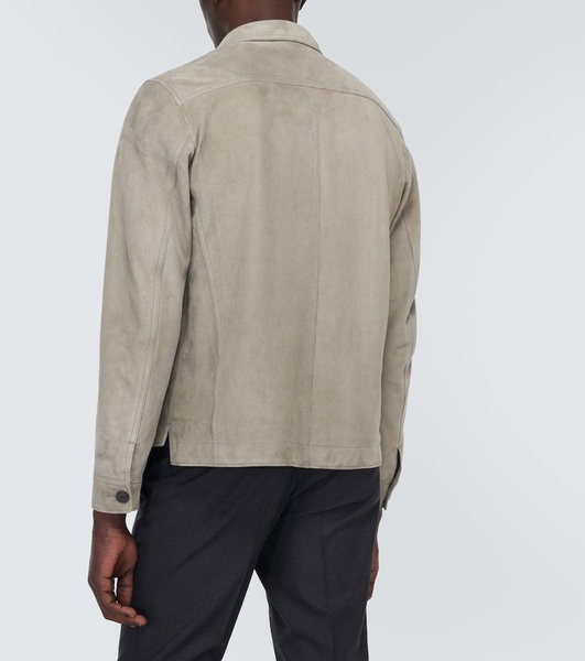 Suede overshirt