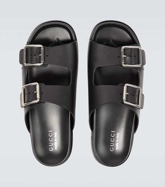 Men's sandal with buckles