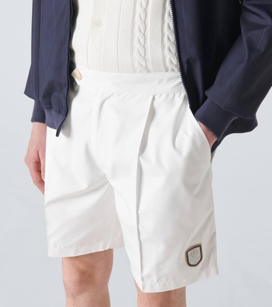 Mid-rise Bermuda shorts