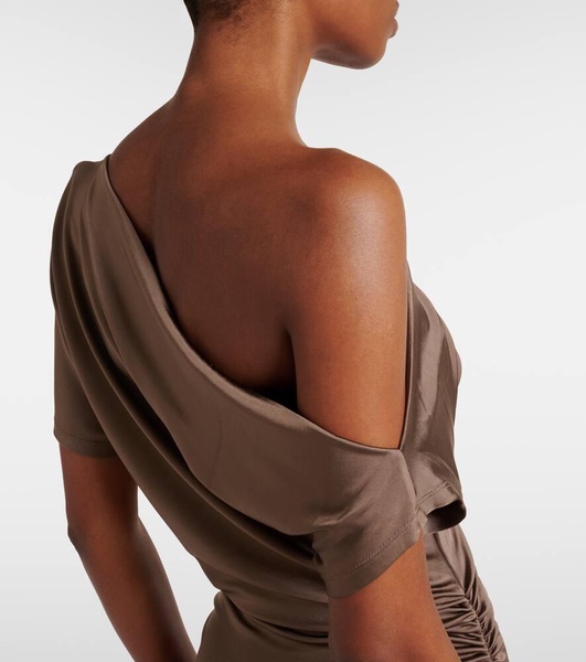 Inez draped gown