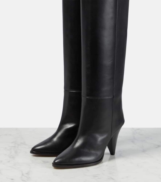 Ririo leather knee-high boots