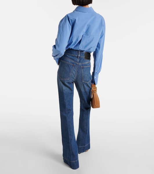 Robinia high-rise flared jeans