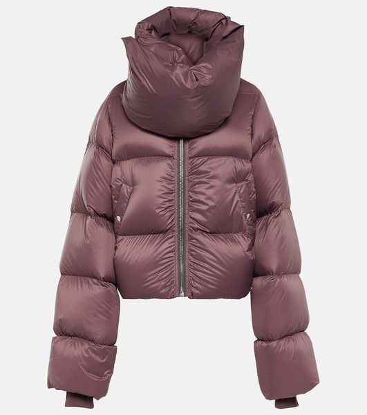 Funnel neck puffer jacket