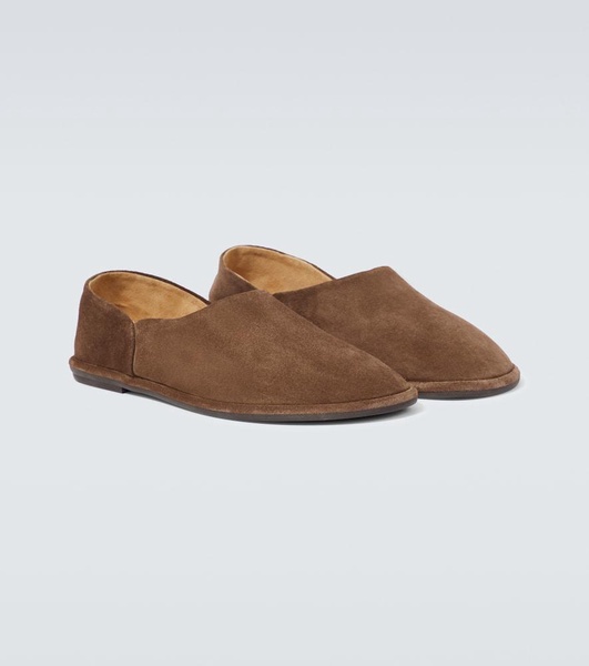 Canal suede slip-on shoes