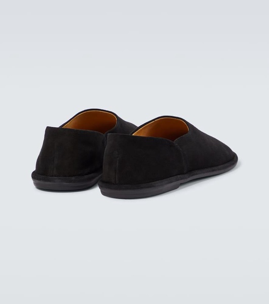 Canal suede slip-on shoes