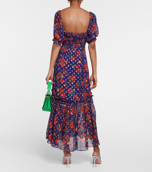 Joia printed maxi dress