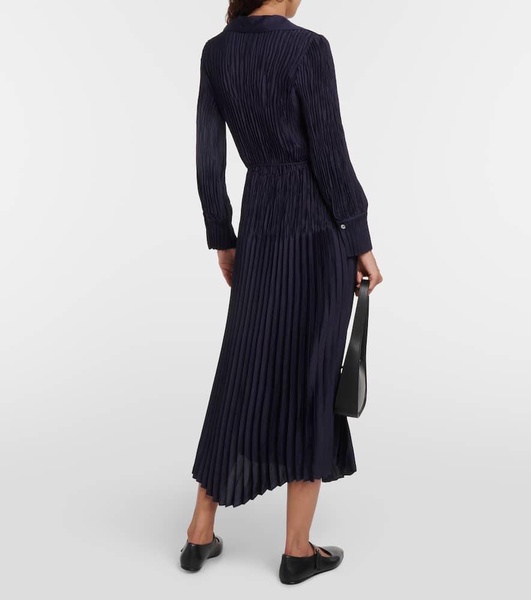 Pleated midi dress